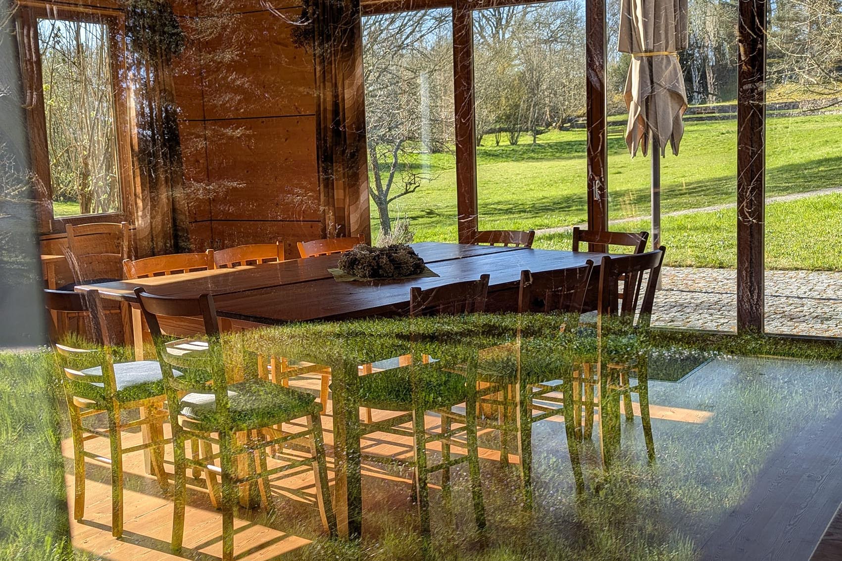 Talk im Gartenhaus